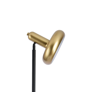 Golvlampa Namsos metall svart/guldfärgad [lux.pro]