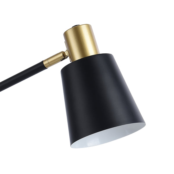 Abergele bordslampa svart / guldfärgad [lux.pro]