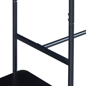 Klädhängare Bø 150x100x34cm svart [en.casa]