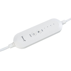 Elektrisk fotvärmare Bari 100W grå [en.casa]