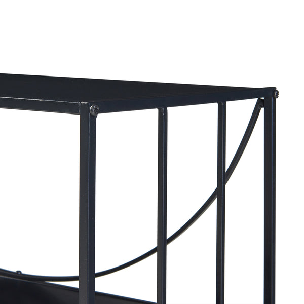 Konsolbord Baarn 65,5x70x32 cm svart [en.casa]
