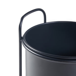 Växtställ Osen set om 2 metall svart [en.casa]