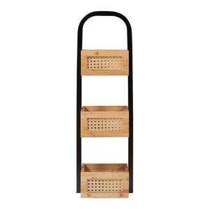 Badrumshylla Tervola 73x23x18,5 cm bambu [en.casa] 