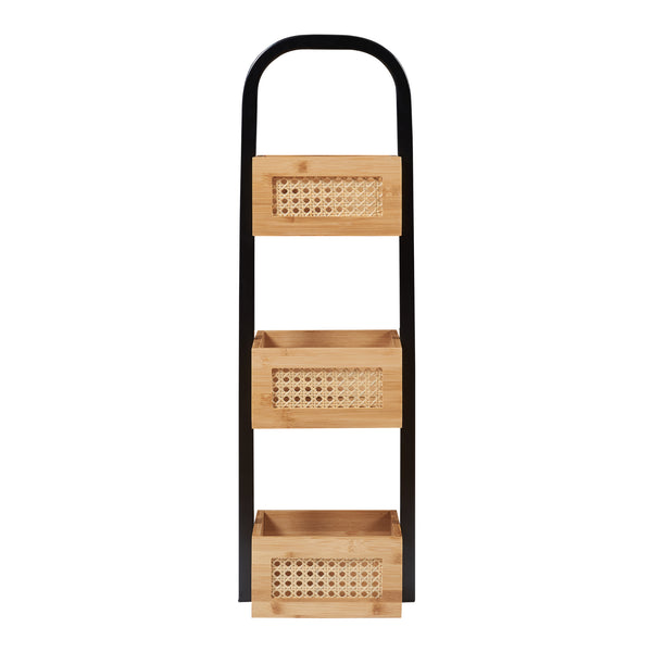 Badrumshylla Tervola 73x23x18,5 cm bambu [en.casa] 