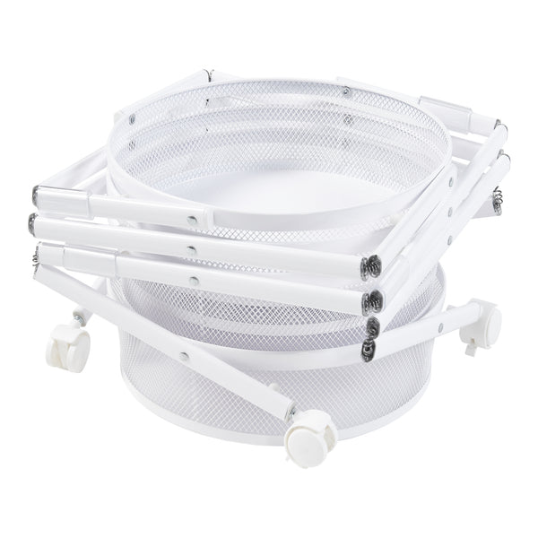 Vagn Sørreisa med 4 våningar 123xØ37,5cm Vit [en.casa]