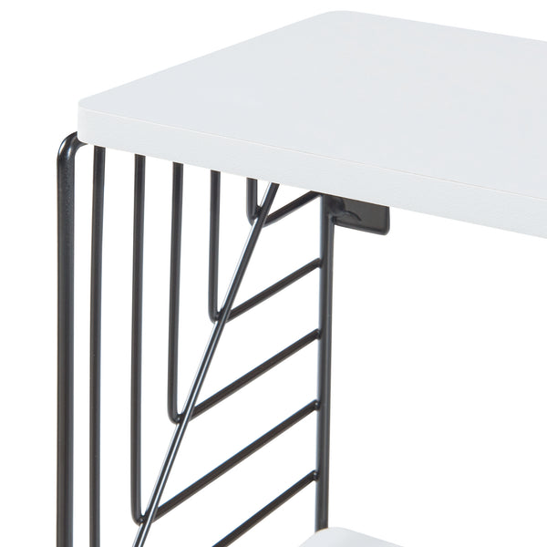 Vägghylla Moss 39x18x23 cm metall [en.casa] 