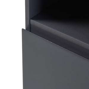 Högskåp Overath 160x30x30cm Grå [en.casa]