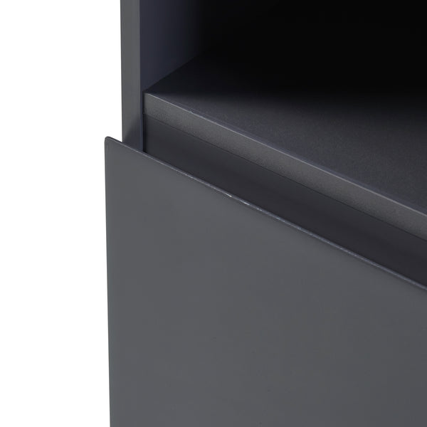 Högskåp Overath 160x30x30cm Grå [en.casa]