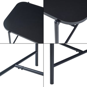 Soffbord Samnanger 110x50x45cm Svart [en.casa]