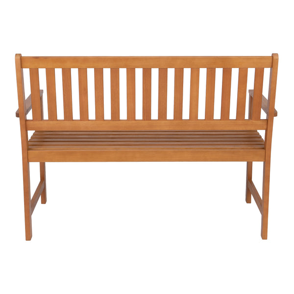 Trädgårdsbänk Canzano 120x58x90 cm eukalyptus [casa.pro] 