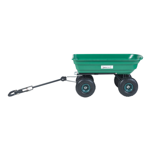 Bollerwagen Corfinio 111x51 cm max. 250kg Grün/Schwarz [pro.tec]
