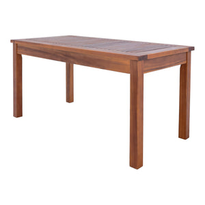 Trädgårdsset Brissogne akacia beige [en.casa]