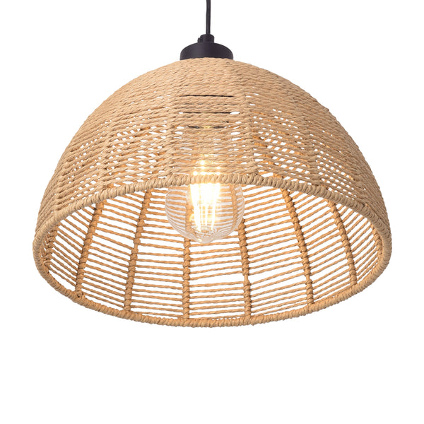 Taklampa Romsey Metall+Rattan [lux.pro]