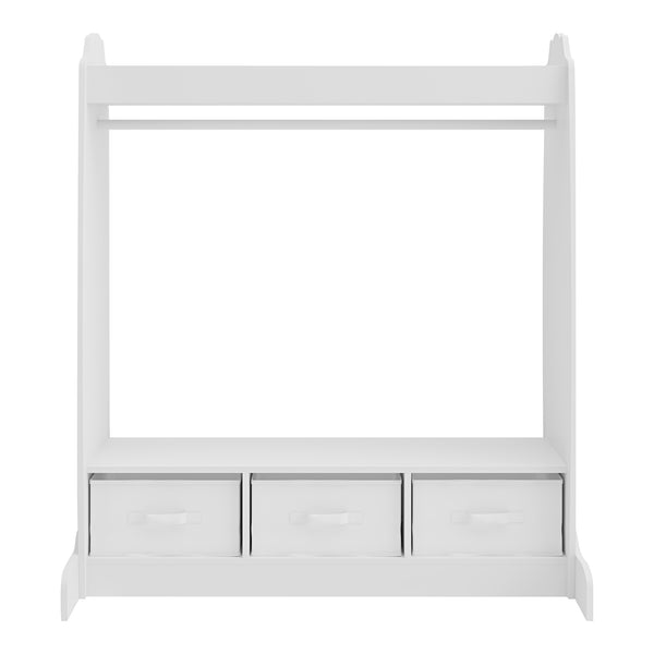 Barnklädhängare Moskenes 107x95x61 cm Vit [en.casa]
