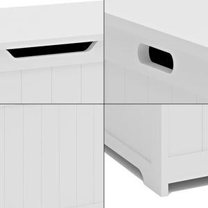 Leksakslåda Podek förvaringslåda 80x40x44,5 cm vit [en.casa]