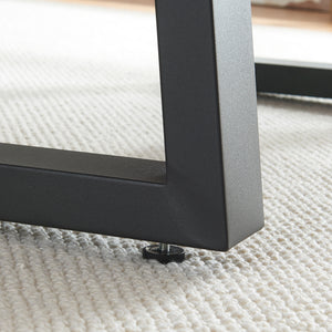 Bordställ 2-pack Marstal 42x40cm Svart [en.casa]