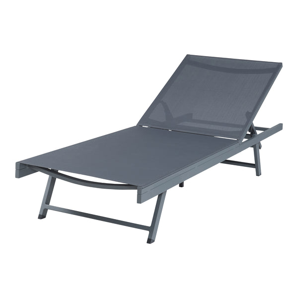 Solstolsset Baragiano 3-del. Aluminium [casa.pro]