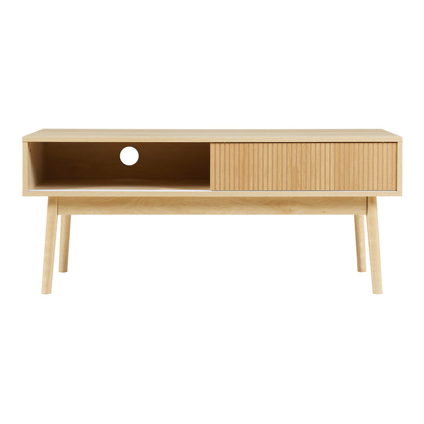 Tv-bänk Landskrona 115x40x48 cm ekfärg [en.casa] 