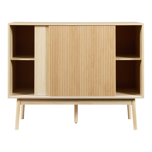Tv-bänk Landskrona 115x40x48 cm ekfärg [en.casa] 