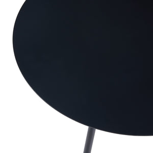 Satsbord Sula set om 2 metall svart [en.casa]