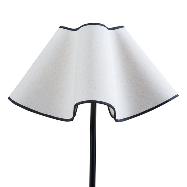 Golvampa Ashton 153cm Svart/Vit [lux.pro]