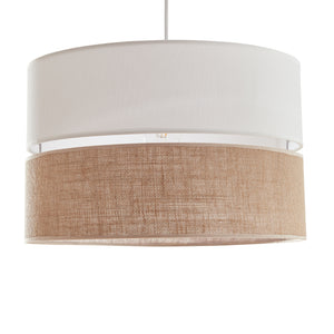 Taklampa Barton Vit/linneutseende [lux.pro]