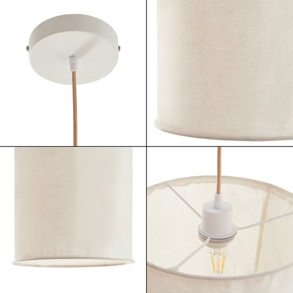 Taklampa Buckley Vit [lux.pro]