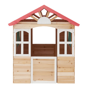 Barnlekshus Lulä Lekstuga 130x115x101 cm Trä [casa.pro]
