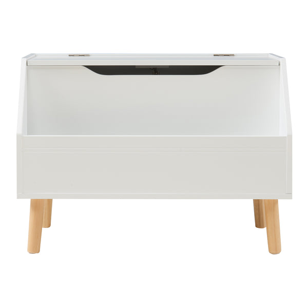 Leksakslåda Aavanrar 60x30x43 cm Vit [en.casa]