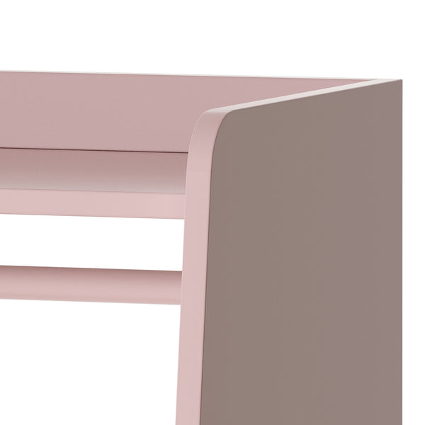 Barnklädhängare Vestnes 90x80x38 cm Cotton Candy/Vit [en.casa]