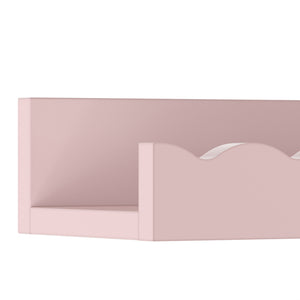 Barnväggshylla 2-pack Vestnes 60x10x5 cm Cotton Candy [en.casa]