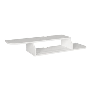 TV-lågt bord hängande Kershaby 120x30x19 cm Vit [en.casa]