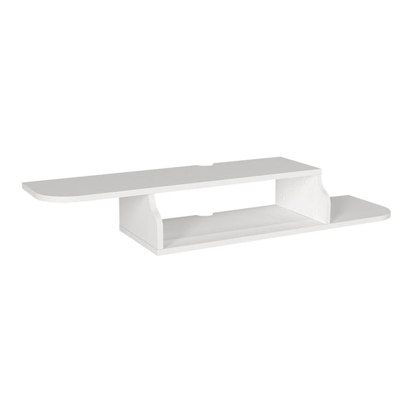 TV-lågt bord hängande Kershaby 120x30x19 cm Vit [en.casa]