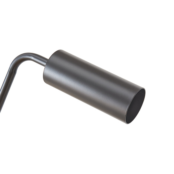 Golvlampa Vatka GU10 Metall Svart / Marmor, vit [lux.pro]