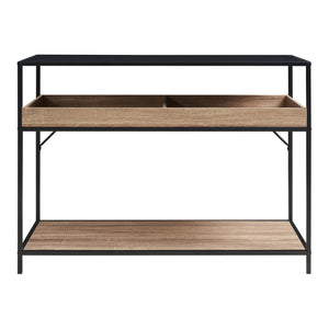 Konsolbord Belana 110x40x80 cm Svart/Eklook [en.casa]