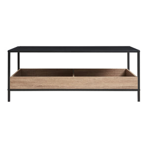 Soffbord Belana 100x48x39 cm Svart/Eklook [en.casa]