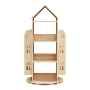 Roterbart barnhylla Sanköre 122x64x43 cm furu natur [en.casa]