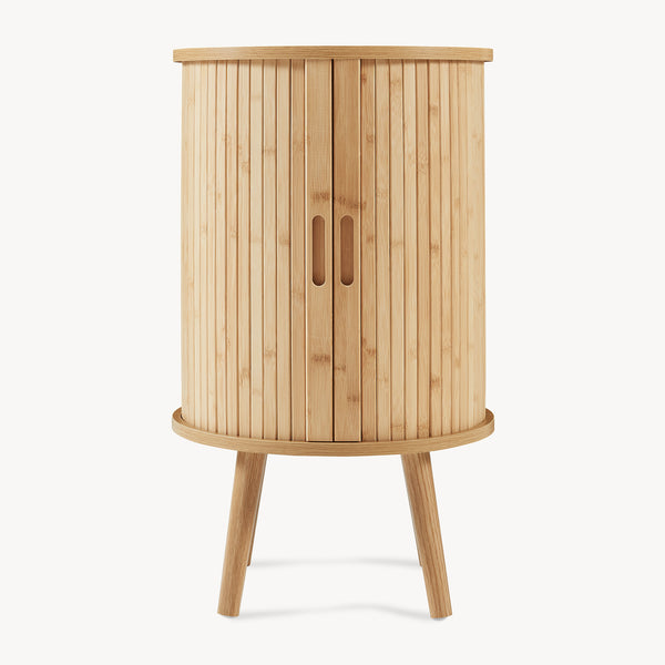 Nattduksbord Nordkapp 65x40 cm Bambus [en.casa]