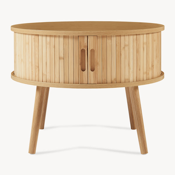 Nattduksbord Nordkapp 45x60 cm Bambus [en.casa]