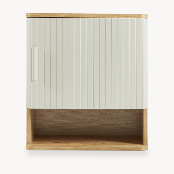 Väggskåp Ferrersp 50x45x24 cm Eklook/Sandfärgad [en.casa]