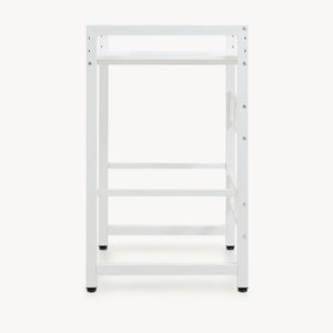 Tvättmaskinshylla Hängande 105x73x63 cm Vit [en.casa]
