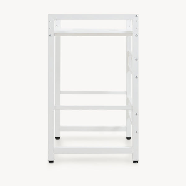Tvättmaskinshylla Hängande 105x73x63 cm Vit [en.casa]