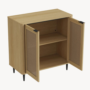 Sideboard Lukhomso 83x80x40 cm Eklook/Rattanlook [en.casa]