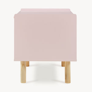 Leksakslåda Virer 60x40x45 cm Rosa [en.casa]