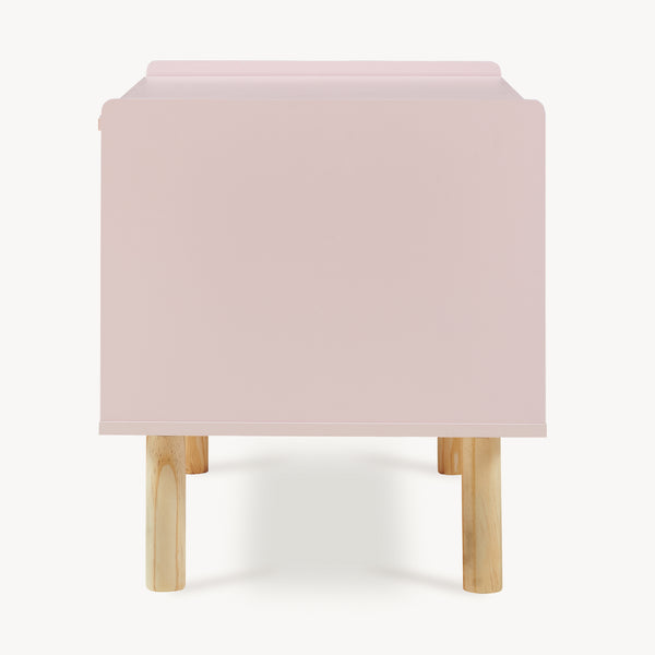 Leksakslåda Virer 60x40x45 cm Rosa [en.casa]