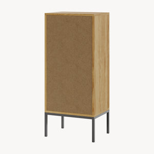 Badrumsskåp Marhasa 92x40x30 cm Eklook/Svart [en.casa]