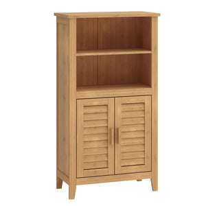 Sidobord Rirg 92x50x25 cm Bambus Natur [en.casa]