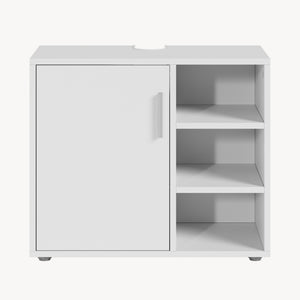 Tvättställsskåp Kulaik 51x60x32 cm Vitt [en.casa]
