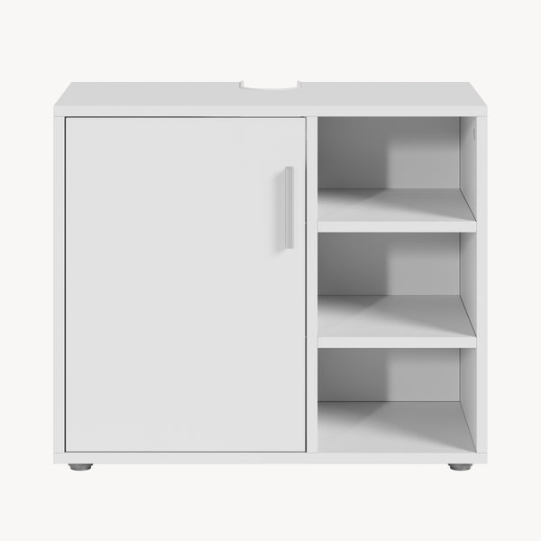 Tvättställsskåp Kulaik 51x60x32 cm Vitt [en.casa]