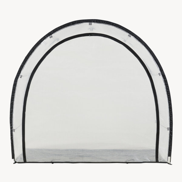 Tomatväxthus av folie Larshasas 180x80x170 cm Transparent [en.casa]